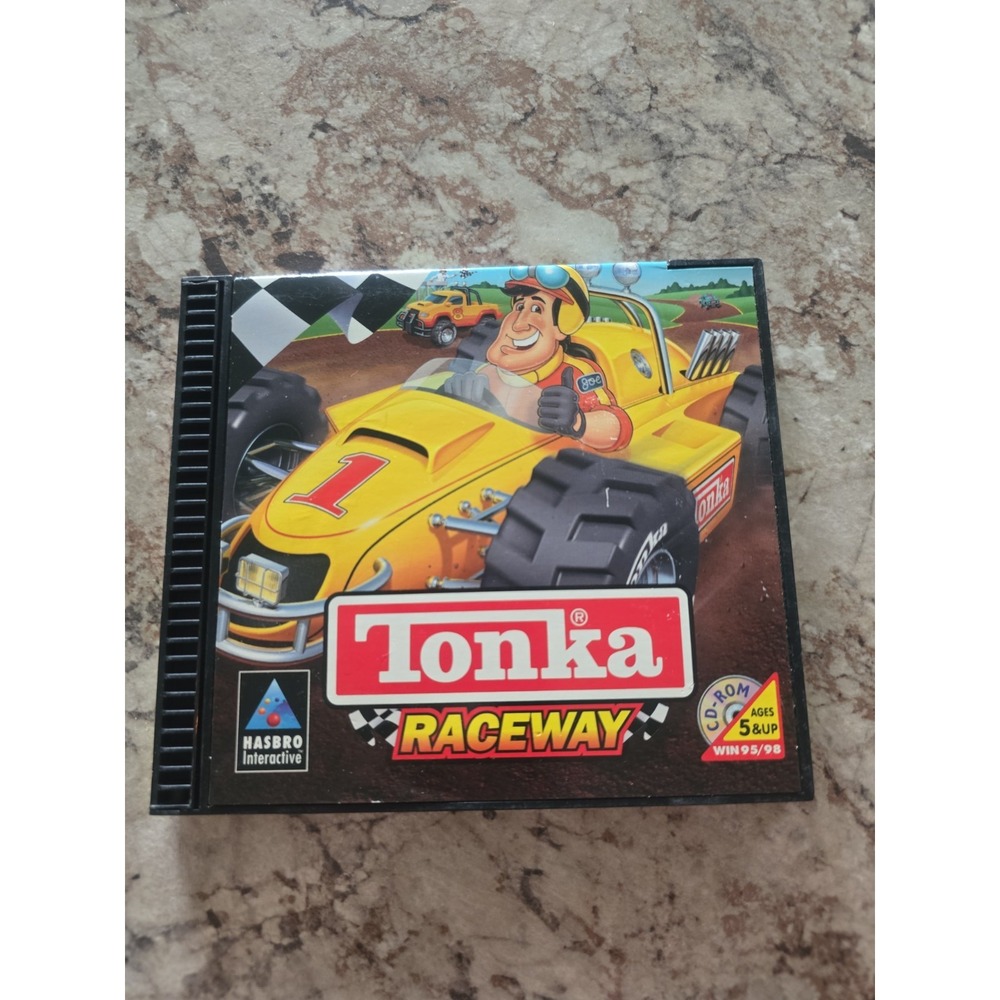 1999‎ Hasbro Tonka Raceway Cd Rom Game With Case And Manual